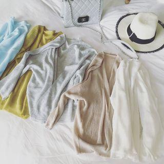 3/4 Sleeve Cropped Cardigan