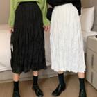 High Waist Folds Skirt