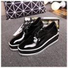 Platform Glitter Lace Ups