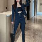 Set: Denim Jacket + Skinny Jeans
