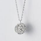 Metallic Ball Pendant Necklace