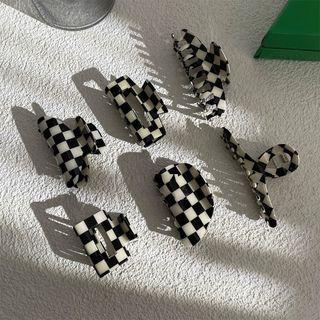 Checkered Hair Claw (various Designs)