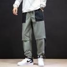 High-waist Color Block Sweatpants