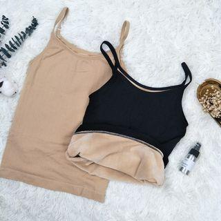 Fleece-lined Sleeveless Top