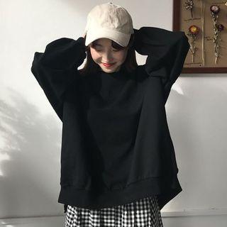 Open-back Plain Pullover