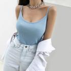 Ribbed Fitted Cami Top