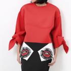 Set: Long-sleeve T-shirt + Fitted Skirt