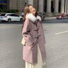 Fluffy Trim Duffle Coat