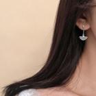 Fan Drop Earring S925 Silver - As Shown In Figure - One Size