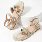 Pineapple Detail Sandals