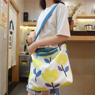 Printed Canvas Crossbody Bag (various Designs)