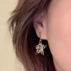 Star Earring 1 Pair - Pentagram - Gold - One Size