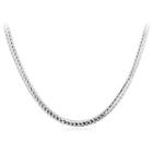 Simple Fashion Snake Necklace Silver - One Size