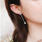 Asymmetric Metal Stick Earrings