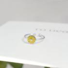 Alloy Lemon Open Ring As Shown In Figure - One Size