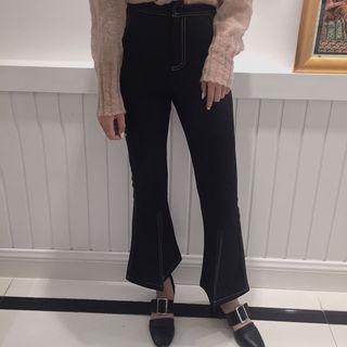 Slit Boot Cut Jeans