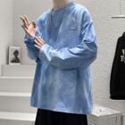 Long Sleeve Tie Dye Oversized T-shirt