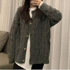 Cable Knit Cardigan / Pants