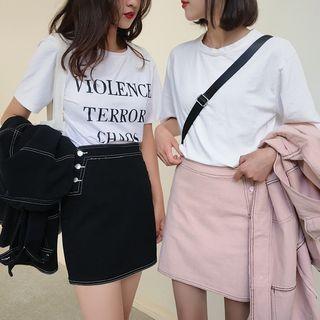 Denim Jacket / A-line Skirt
