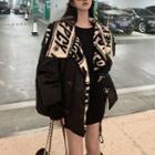 Details Button-accent Padded Coat Black - One Size