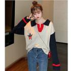 Star Polo Neck Sweater