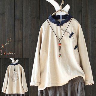 Chinese Button Blouse
