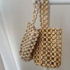 Woolen Bead Cylinder Bag & Pouch