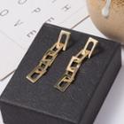 Square Chain Drop Earrings As Shown In Figure - One Size