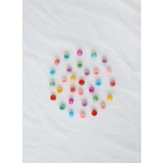 Beads Mini Hair Clip Multicolor - One Size