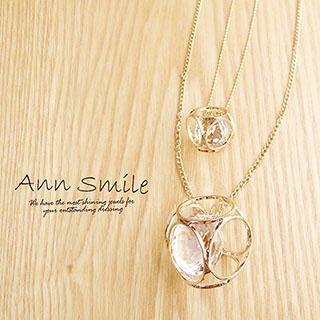 Rhinestone Long Necklace