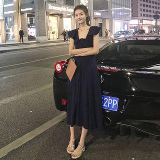 Square Neck Midi Dress