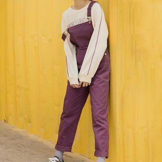 Applique Plain Jumper Pants