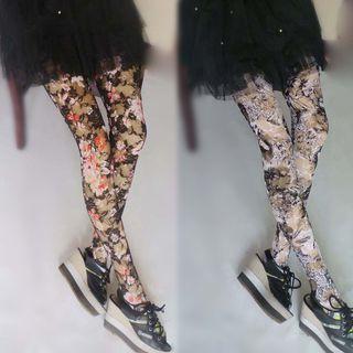 Rose Lace Tights / Leggings