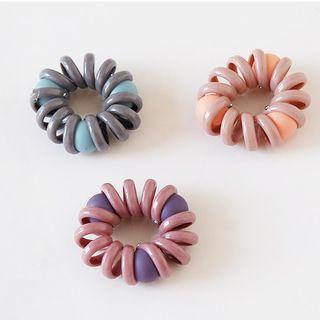 Matte Bead Hair Coil / Hair Tie