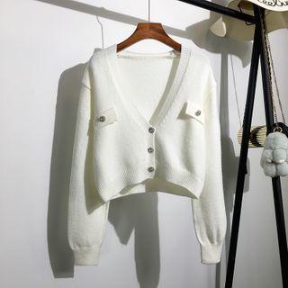 V-neck Cardigan Top