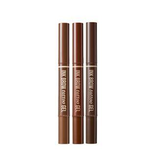 Peripera - Ink Brow Tattoo Gel (3 Colors) #01 Light Brown