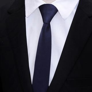 Plain Neck Tie As Shown In Figure - One Size