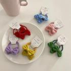 Set Of 2: Bow Fabric Hair Tie