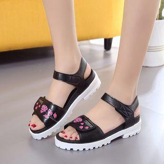 Printed Velcro Sandals