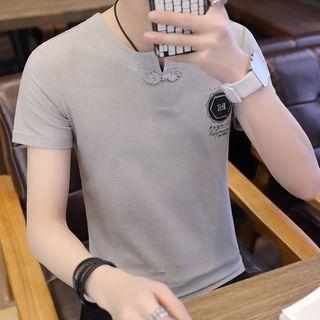 Short-sleeve Letter M T-shirt