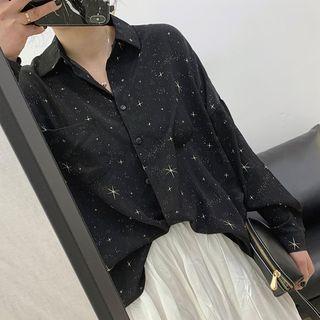 Chiffon Long-sleeve Lapel Shirt