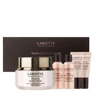 Labiotte - Truffle Revital Cream Set: Cream 50ml + 5ml Softener 20ml + Emulsion 20ml + Essence 5ml 5pcs