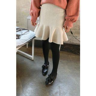 Textured Mini Mermaid Skirt
