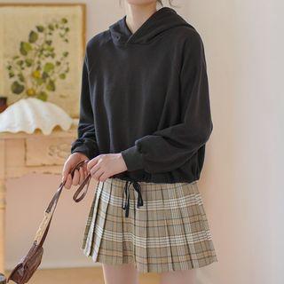 Drawstring-hem Hoodie