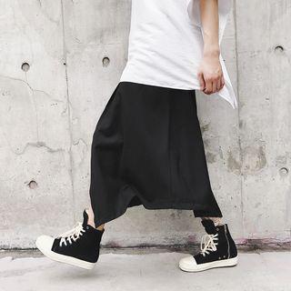 Cropped Harem Skirt