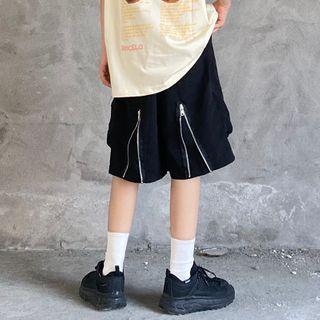 Zip Accent Cargo Shorts