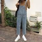 Plain Straight Cut Jumpsuit
