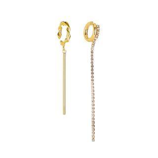 Drop Ear Cuff 01 - 6859 - Kc Gold - Gold - One Size