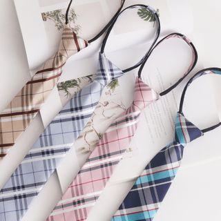 Pre-tied Zipper Neck Tie