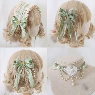 Ribbon Brooch / Headpiece / Hair Clip / Headband / Choker / Wrist Corsage